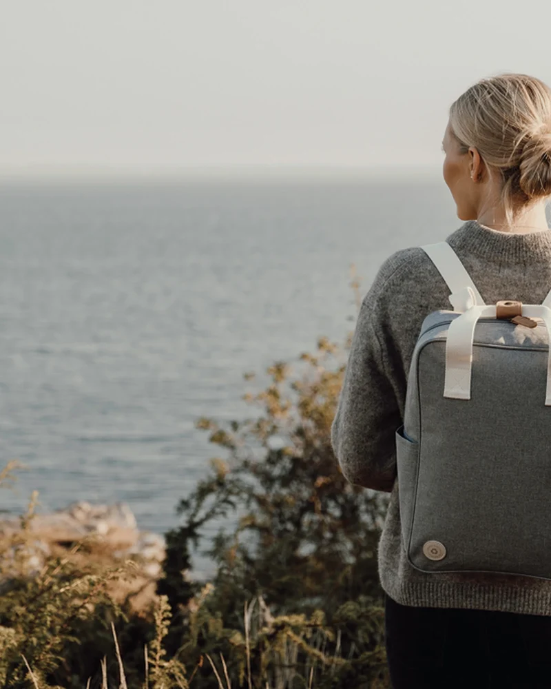 Mochila poliéster reciclado Vinga Sortino para personalizar
