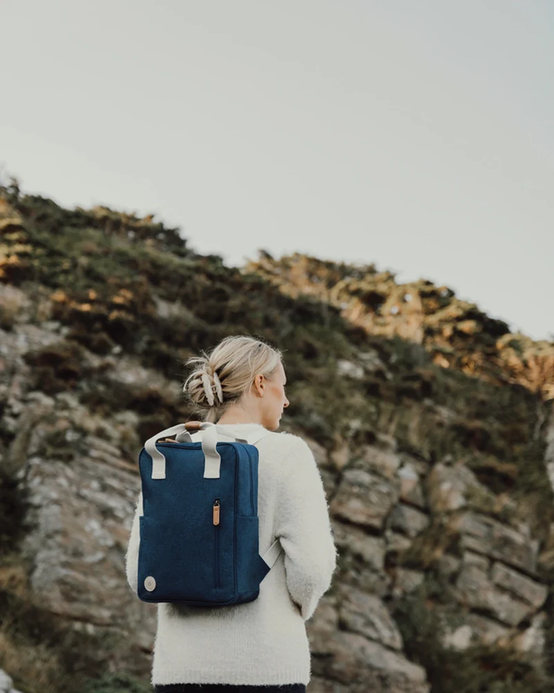 Mochila poliéster reciclado Vinga Sortino para personalizar