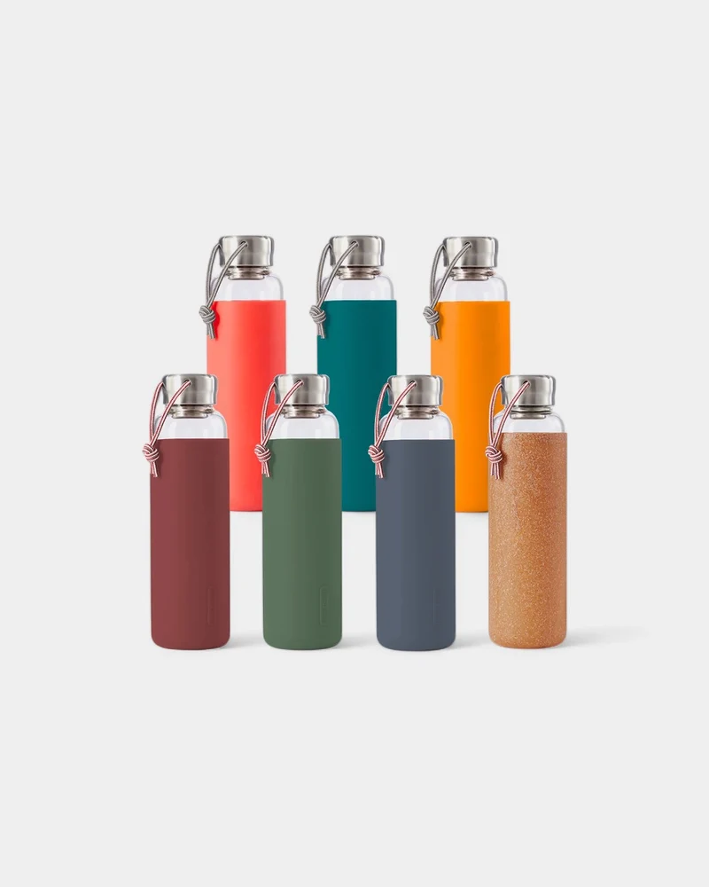 Botella de vidrio personalizable