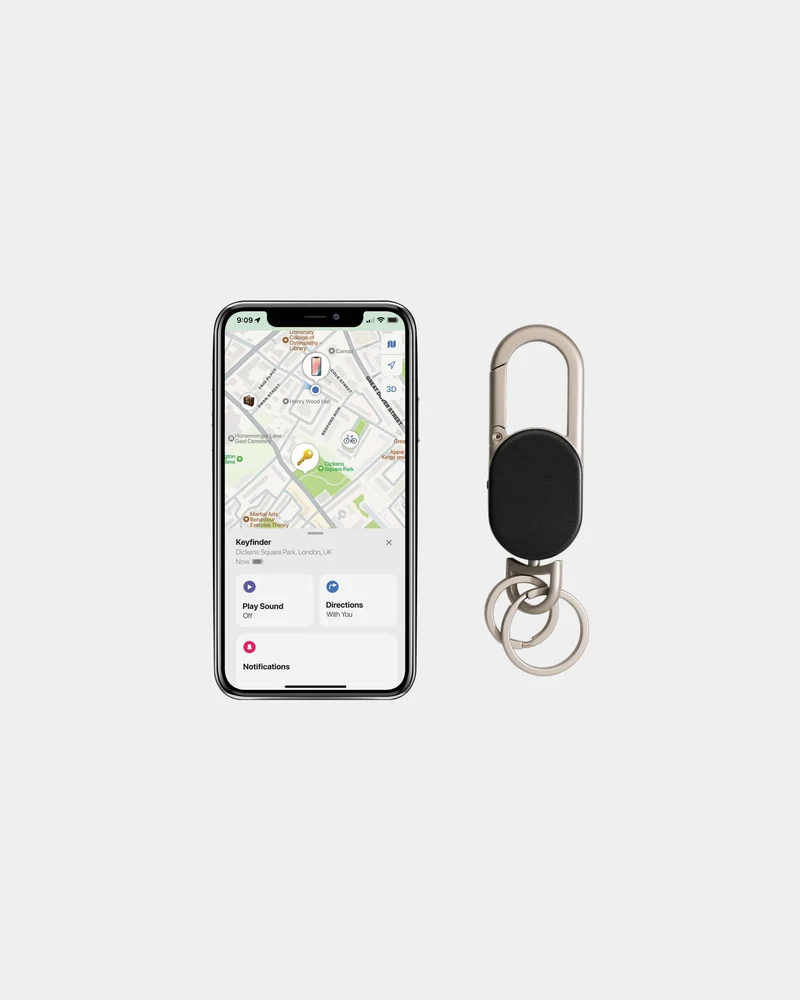 Llavero localizador USB-C recargable para personalizar