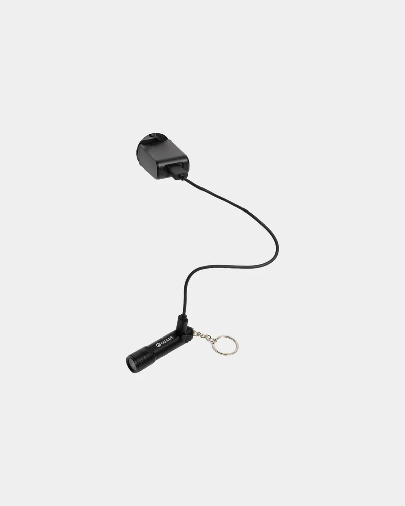 Llavero linterna recargable aluminio para personalizar