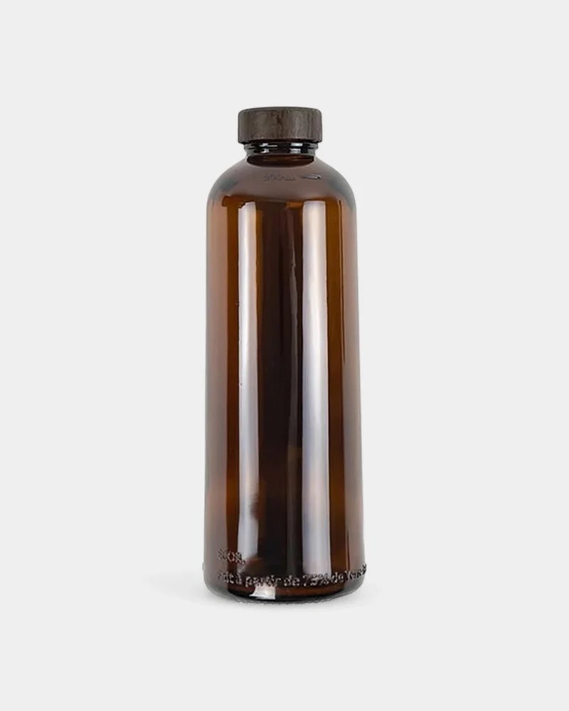 Botella de vidrio de 600 ml fabricada en Europa, personalizable