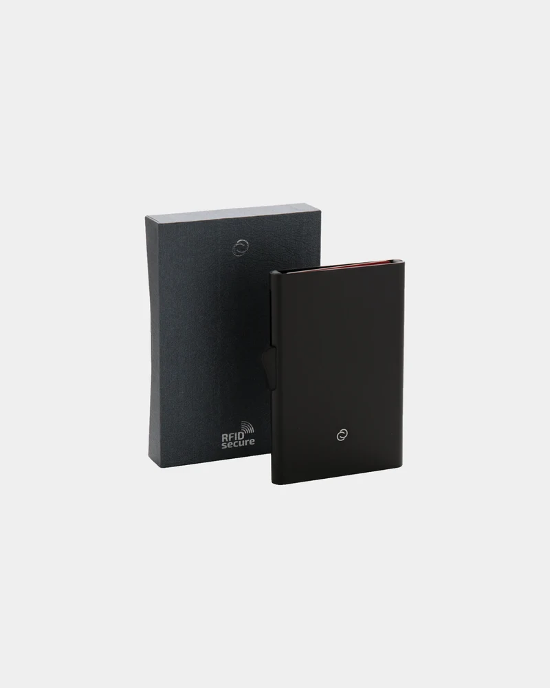 Tarjetero de aluminio anti RFID para personalizar