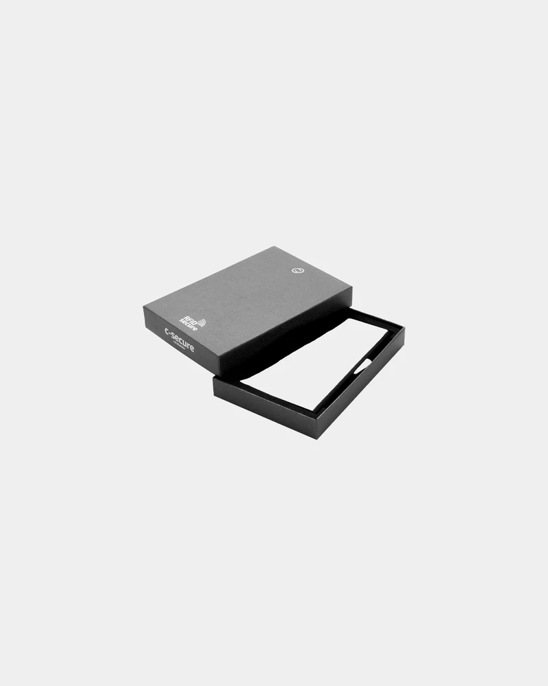 Tarjetero de aluminio anti RFID para personalizar