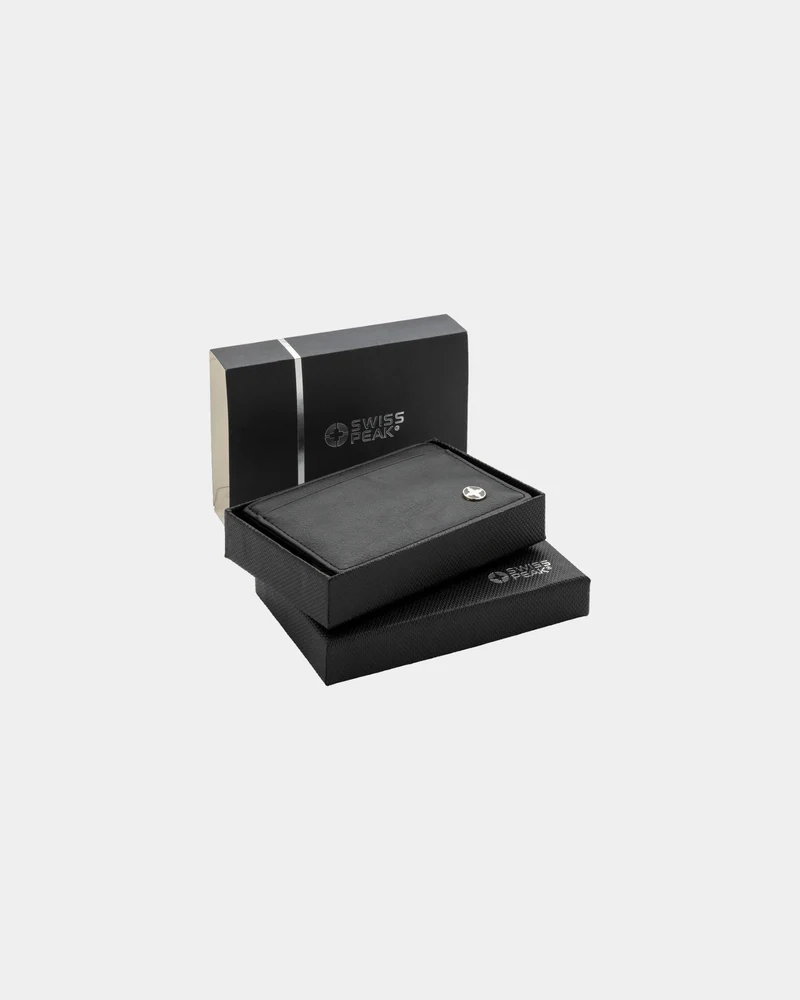 Tarjetero anti RFID PU grabado para personalizar