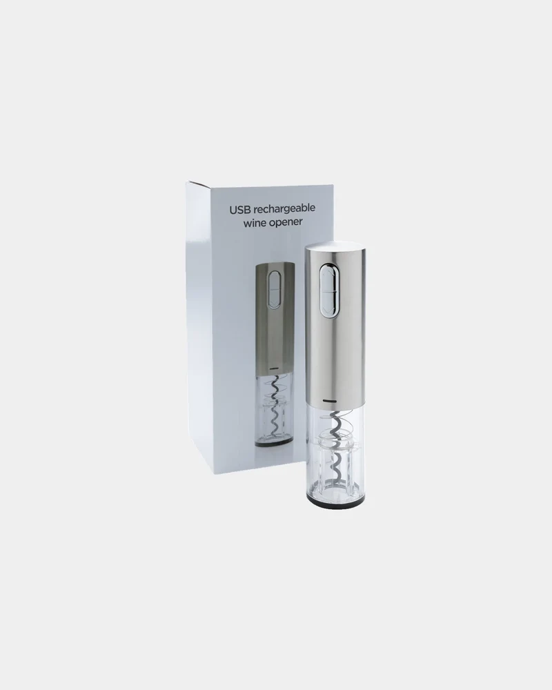 Sacacorchos eléctrico USB recargable para personalizar