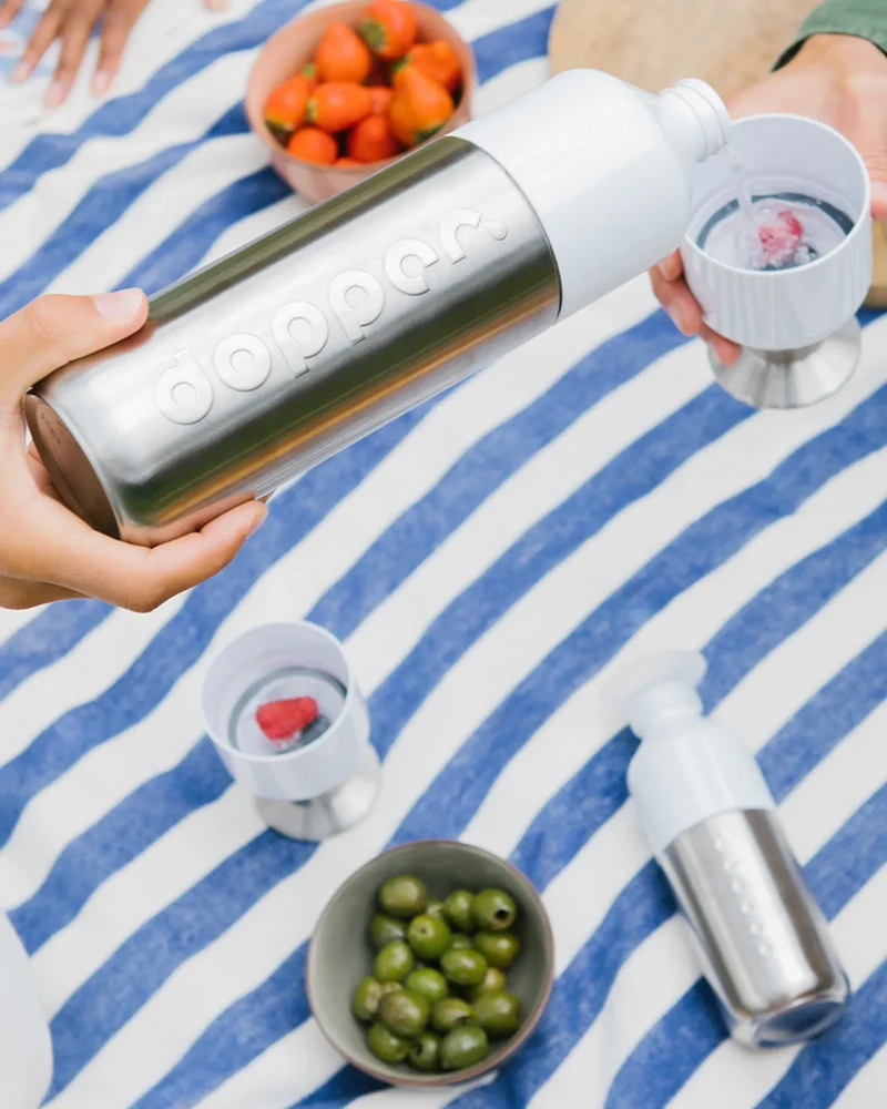 Botella acero inoxidable Dopper Steel para personalizar
