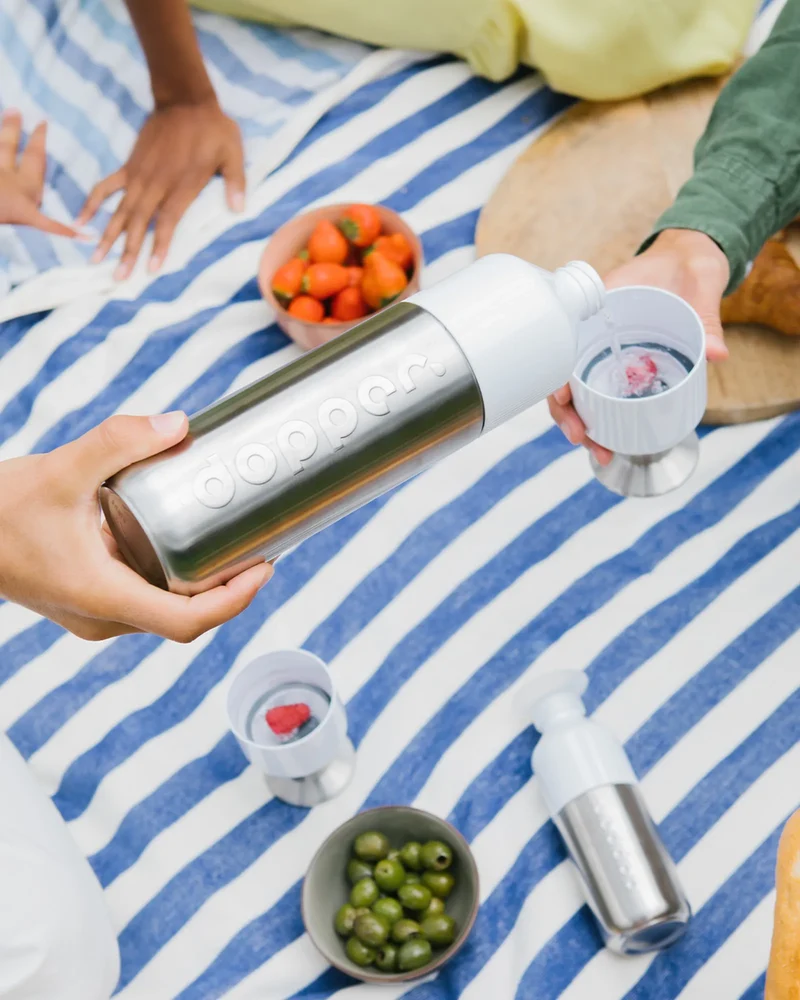 Botella acero inoxidable Dopper Steel para personalizar