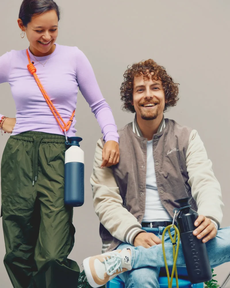 Botella térmica acero reciclado Dopper 1L para personalizar