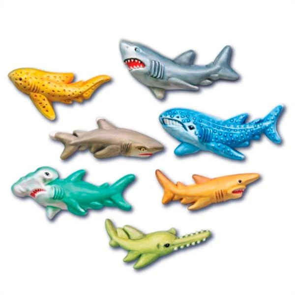 Mould & Paint Imanes Tiburones Glow Dark