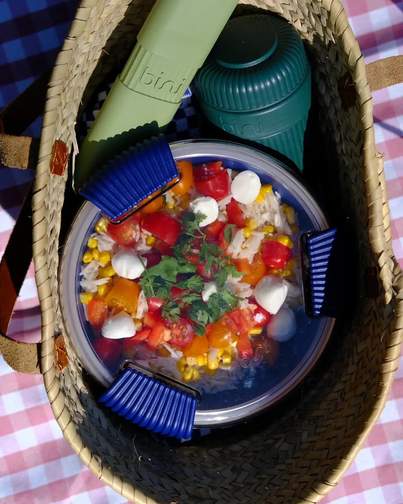 Lunch box biosourcida 950ml grabado láser para personalizar