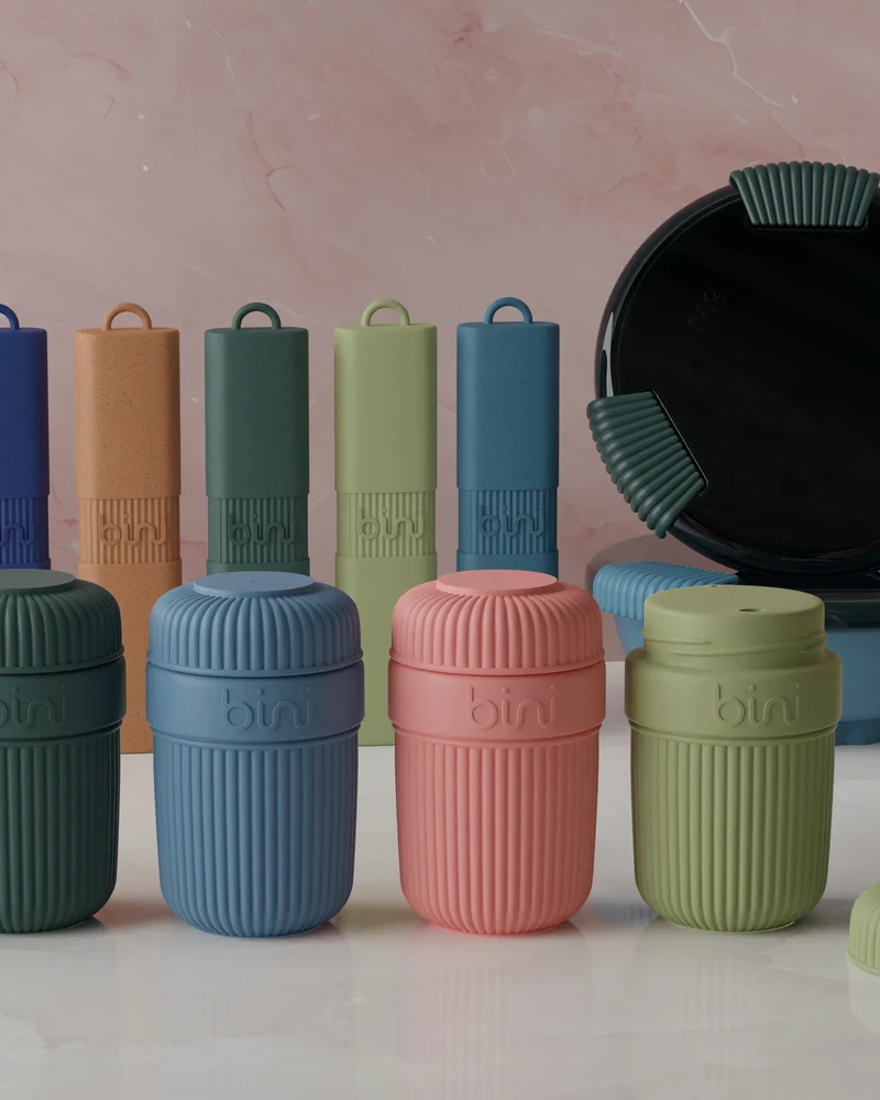Lunch box biosourcida 950ml grabado láser para personalizar