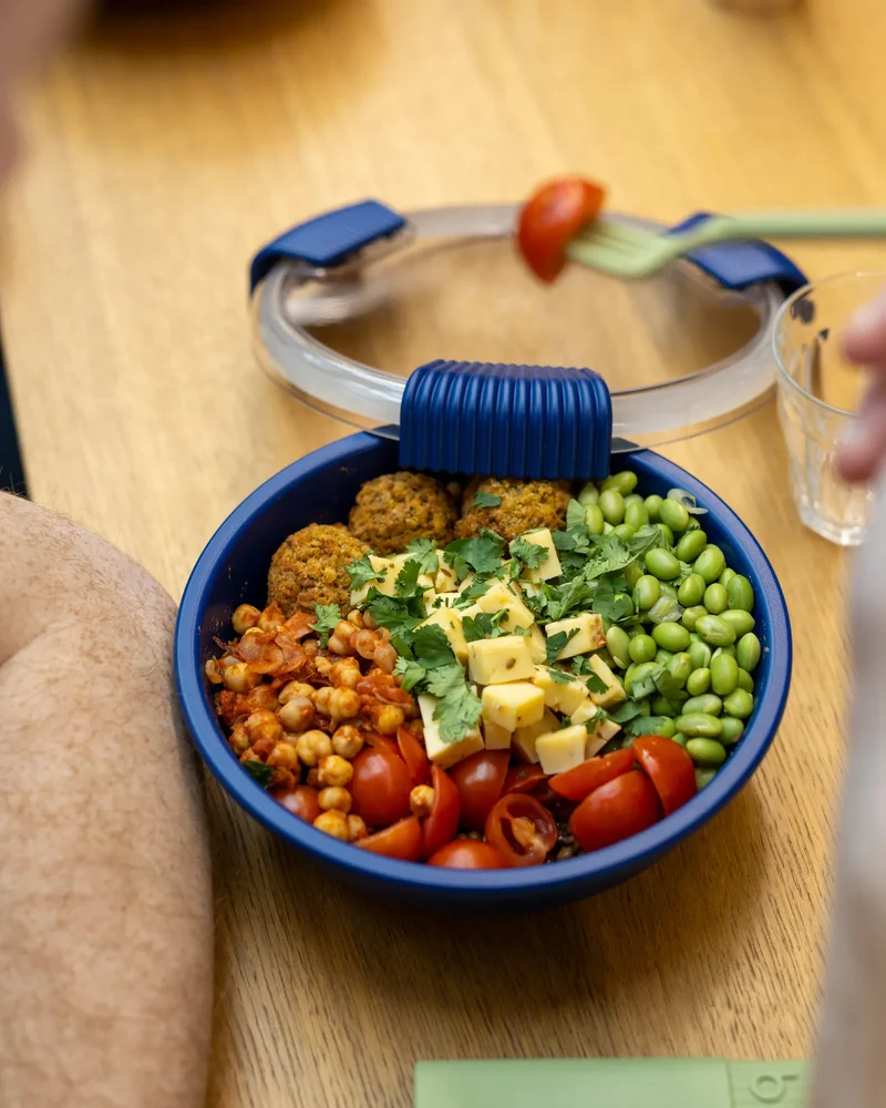 Lunch box biosourcida 950ml grabado láser para personalizar