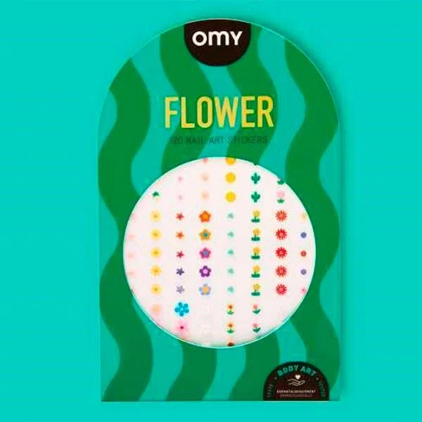 Pegatinas Uñas Flower Omy