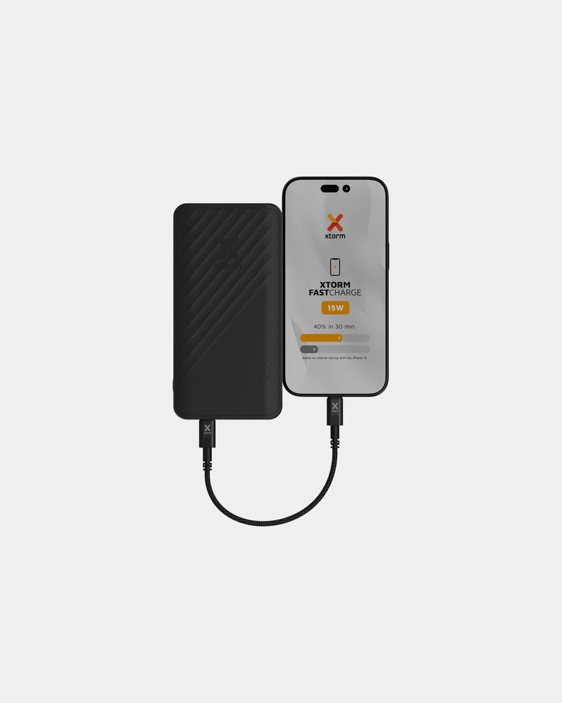Power bank plástico reciclado 20.000 mAh para personalizar
