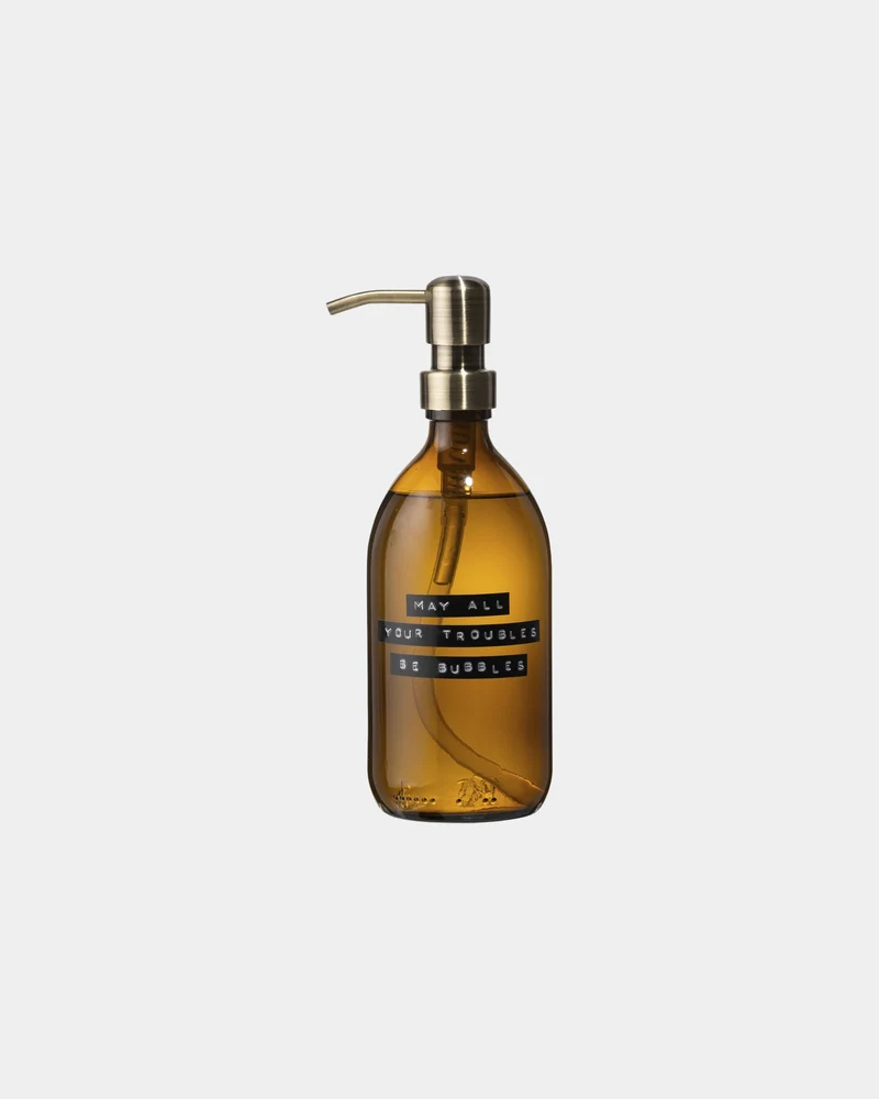Dispensador de jabón de vidrio 500ml para personalizar