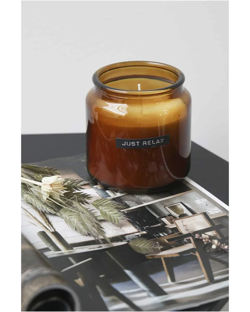 Vela perfumada cera de colza 350g para personalizar