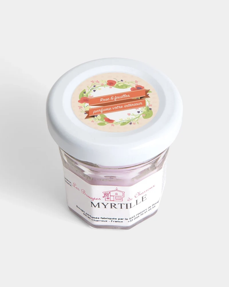 Mini vela perfumada Made in France personalizable