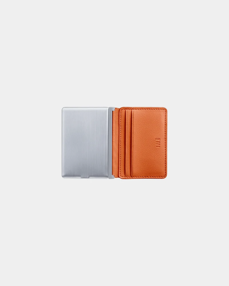 Tarjetero con power bank cuero reciclado para personalizar