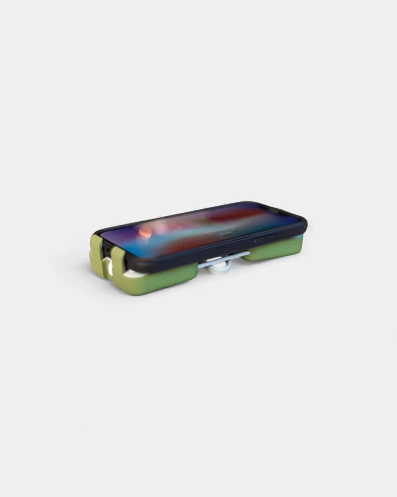 Batería externa con soporte para teléfono personalizable