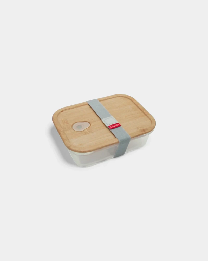 Lunchbox de vidrio y bambú personalizable