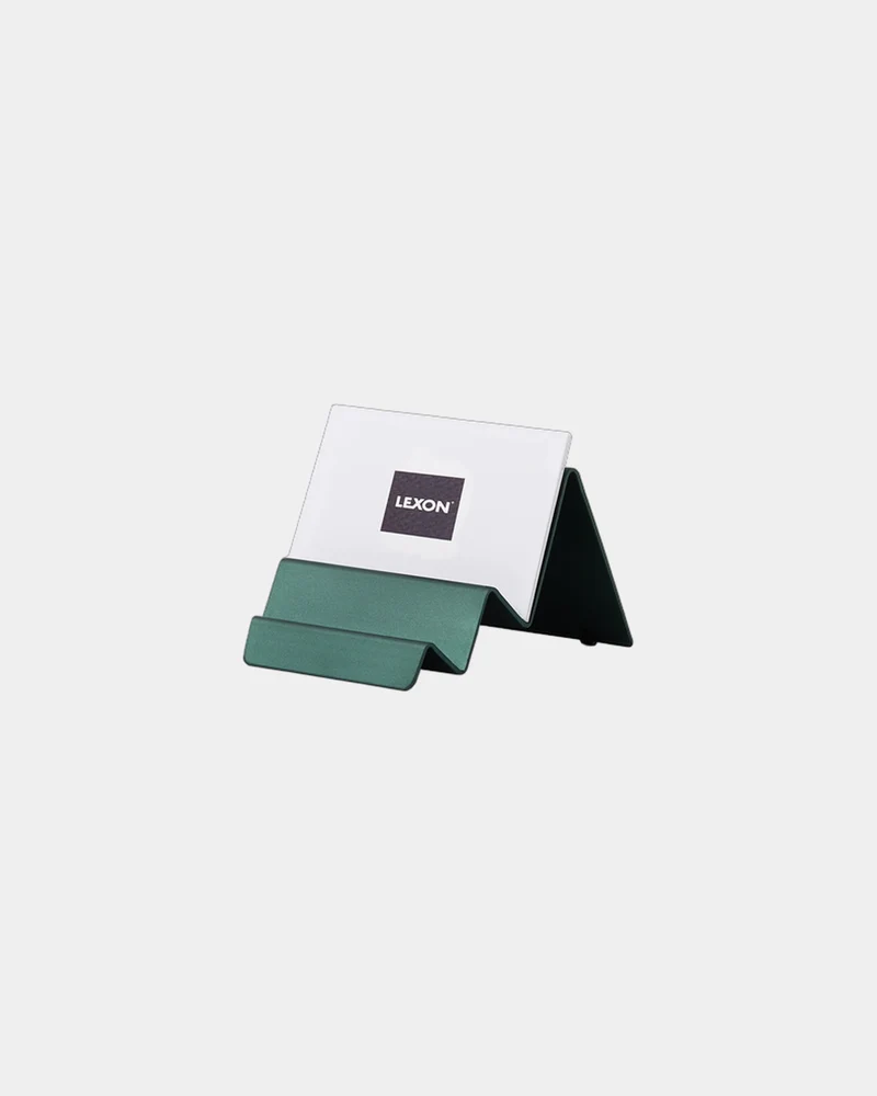 Soporte tarjetas aluminio Lexon City Card para personalizar
