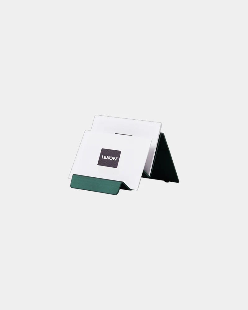 Soporte tarjetas aluminio Lexon City Card para personalizar