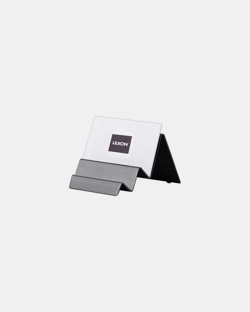 Soporte tarjetas aluminio Lexon City Card para personalizar