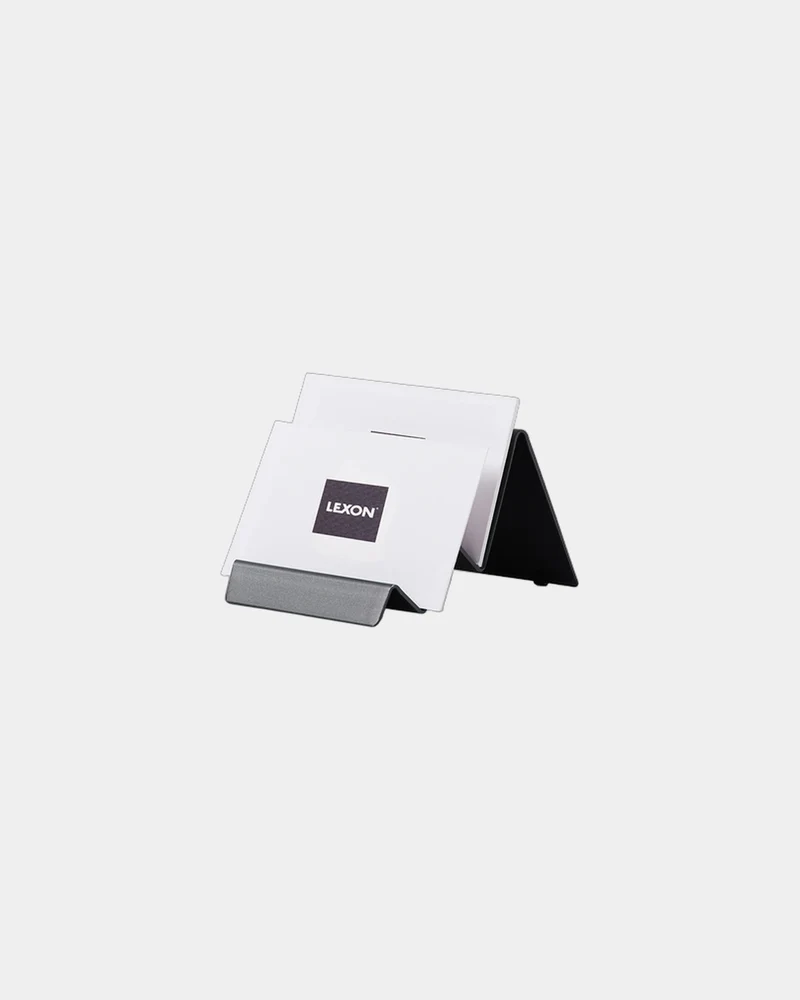 Soporte tarjetas aluminio Lexon City Card para personalizar