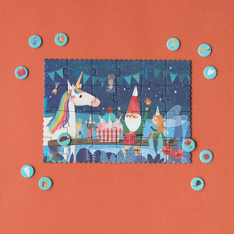 Tiny Puzzle Unicorn Londji Buscar y Encontrar