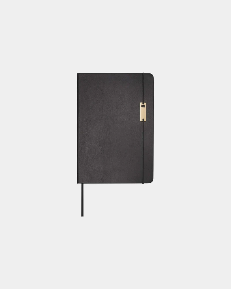 Set carnet A5 y bolígrafo roller reciclado para personalizar