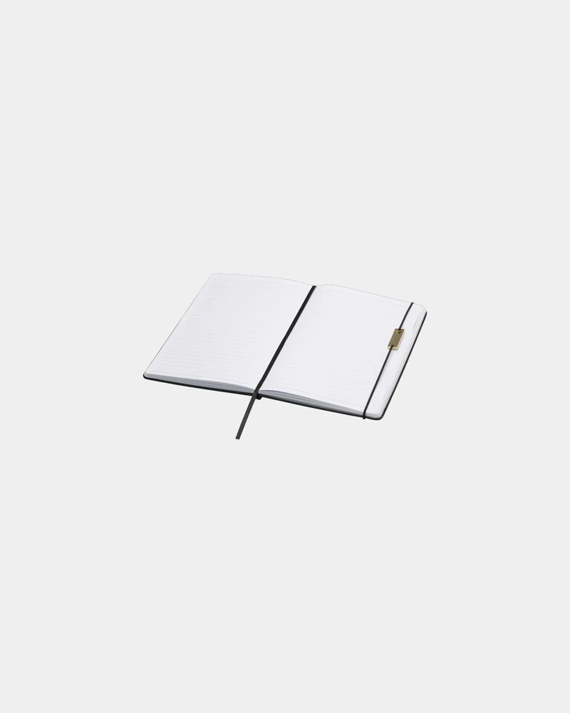 Set carnet A5 y bolígrafo roller reciclado para personalizar