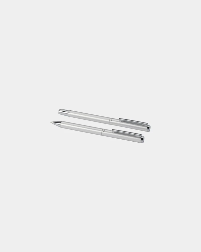 Set de bolígrafo y roller aluminio para personalizar