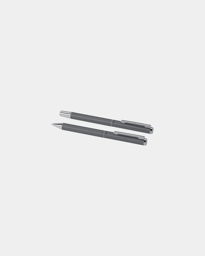 Set de bolígrafo y roller aluminio para personalizar