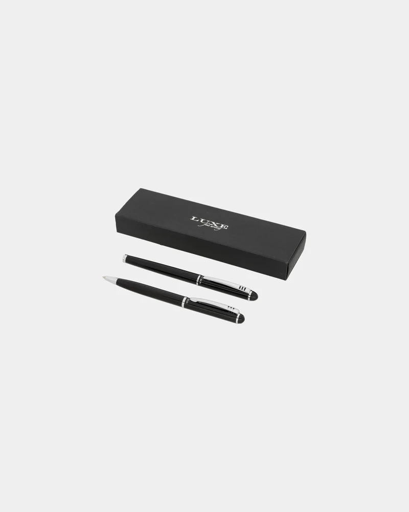 Set de bolígrafo y roller metal Andante para personalizar