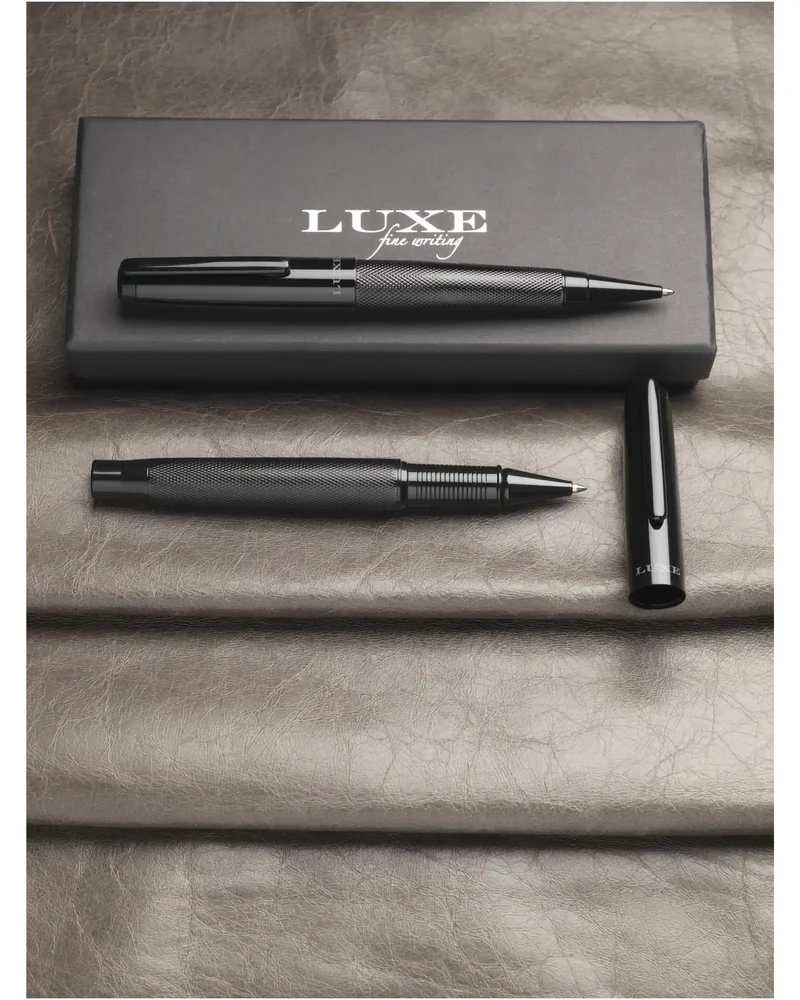 Set de bolígrafo y roller metal Gloss para personalizar