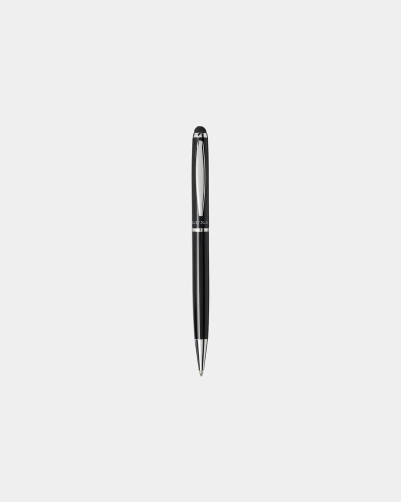 Bolígrafo stylus Lento metal negro para personalizar