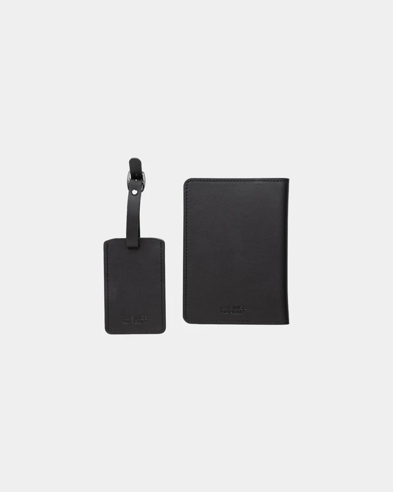 Set de viaje PU reciclado GRS para personalizar
