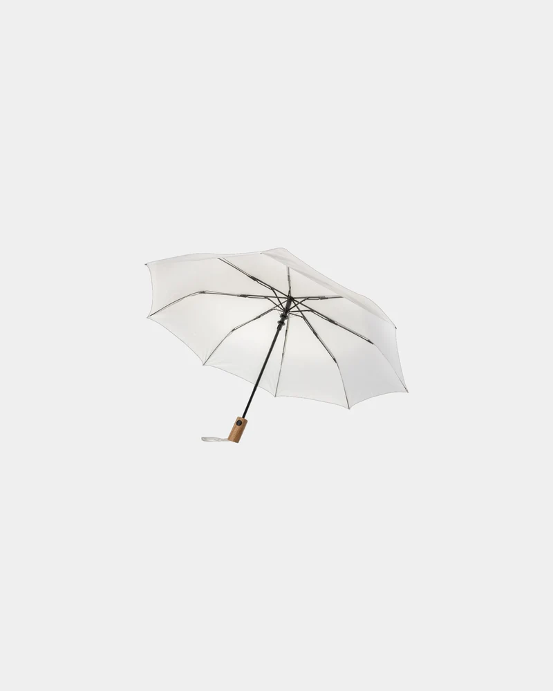 Mini paraguas 21" reciclado madera acacia para personalizar