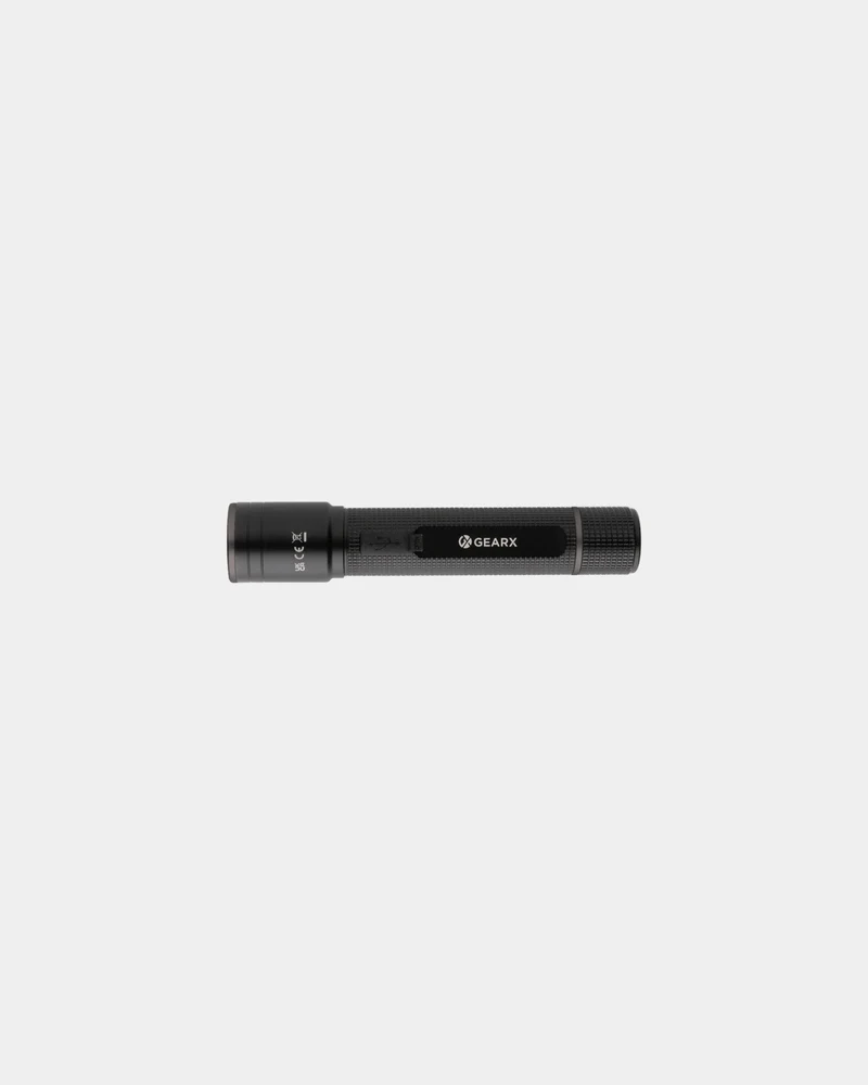 Linterna reciclada RCS aluminio USB para personalizar