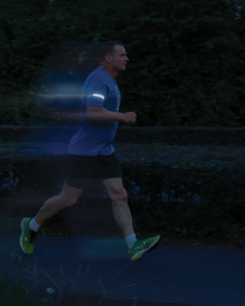 Lámpara para correr LED reciclada RCS Lumi para personalizar