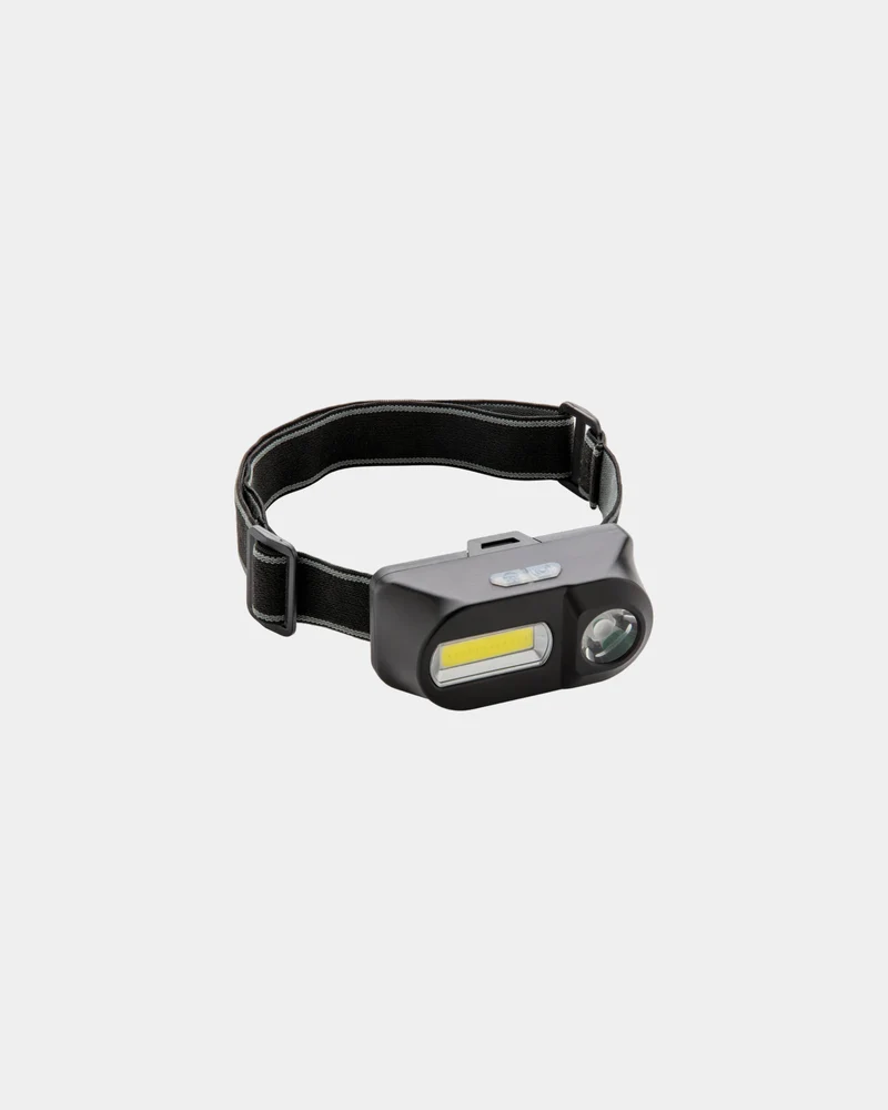 Linterna frontal LED y COB ABS para personalizar