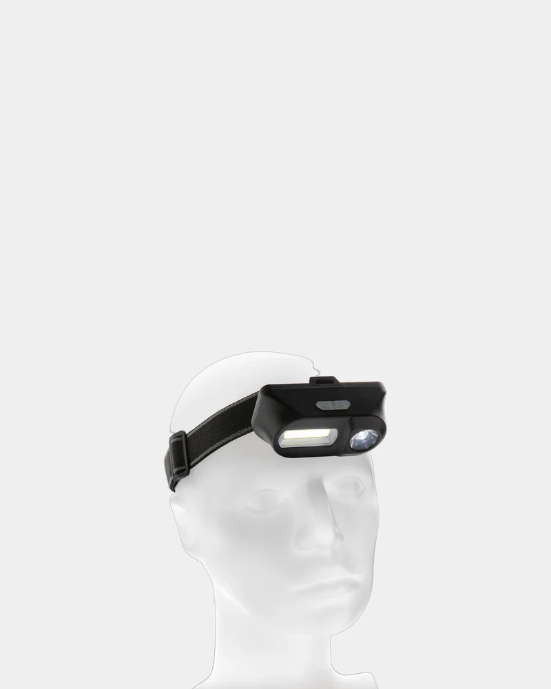 Linterna frontal LED y COB ABS para personalizar