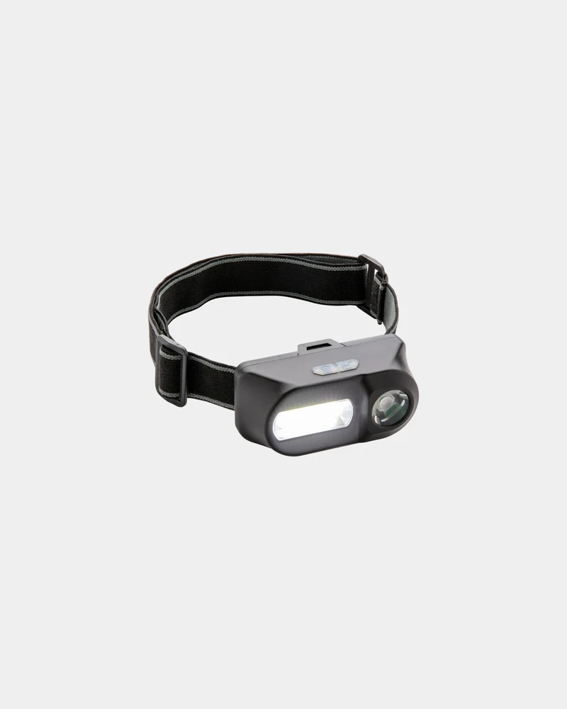 Linterna frontal LED y COB ABS para personalizar