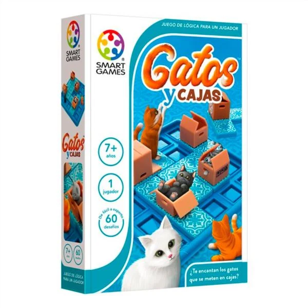 Juego De Lógica Gatos Y Cajas Smartgames