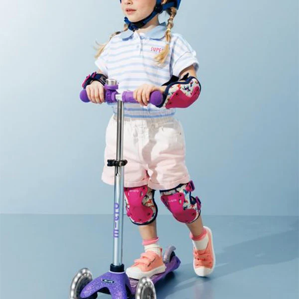 Pack Rodilleras y Coderas Patinetes Micro Unicornio Talla S