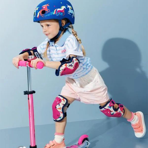 Pack Rodilleras y Coderas Patinetes Micro Unicornio Talla S