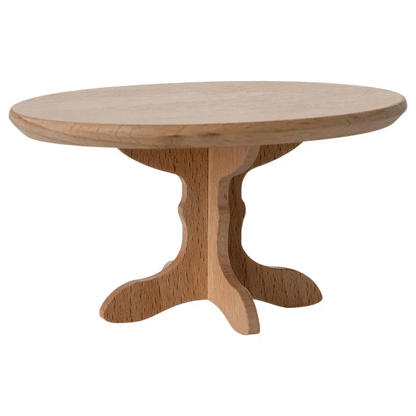 Mesita Comedor Oval Natural Ratones Maileg