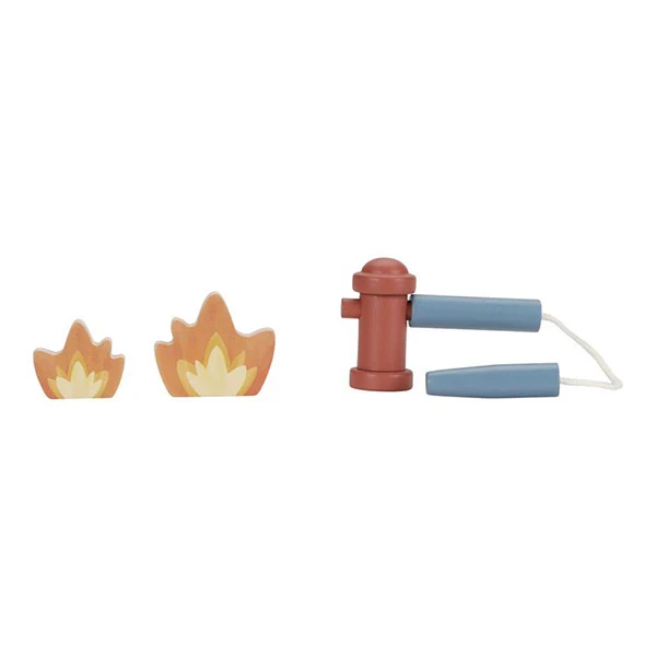 Set Bomberos Con Camión Little Dutch