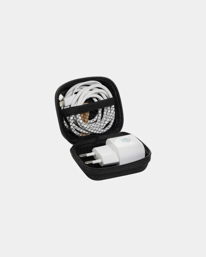 Set cargador y cable reciclado 20W para personalizar